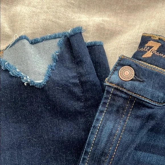 7 For All Mankind Women's Blue Jeans - Picture 7 of 7